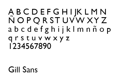 Gill Sans