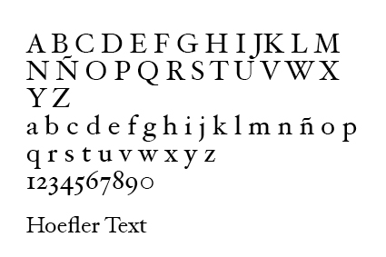 Hoefler Text