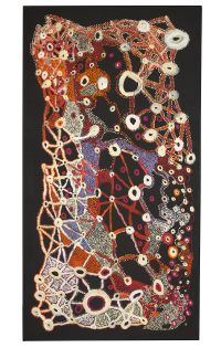 Steven Jupurrurla Nelson, Janganpa Jukurrpa (Brush-tail Possum Dreaming) 2025
